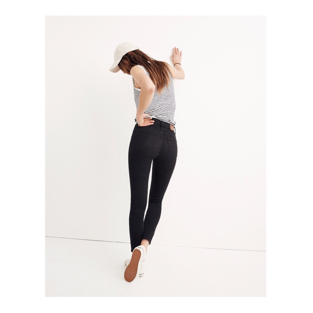 Madewell Petite 9” High-Rise Skinny Jeans in Lunar